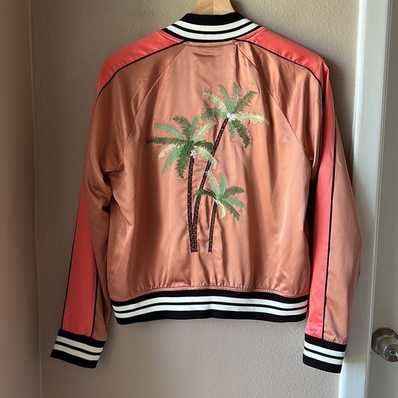 MOSSIMO Embroidered Varsity Bomber Jacket - Picture 10 of 11